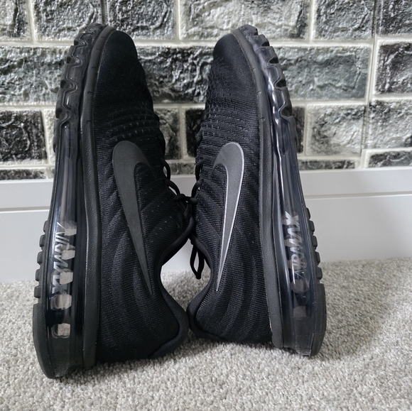 Nike Air Max Men's Black Sneakers Size 14 - Picture 5 of 9